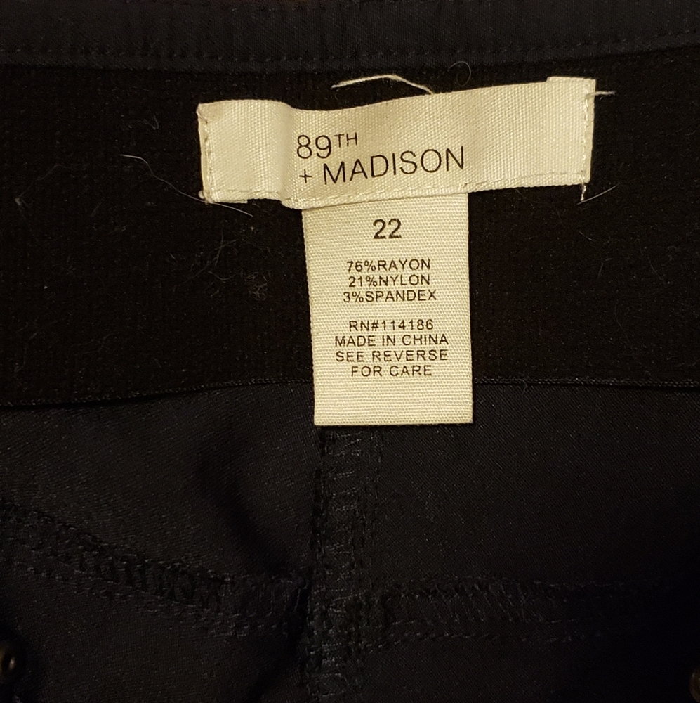 89th & Madison Navy Women's Skinny Pants - Picture 8 of 13